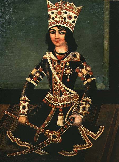 Portrait of Abbas-Minza (c.1783-1833), Prince of Persia, son of Shah Fath Ali van Iranian School