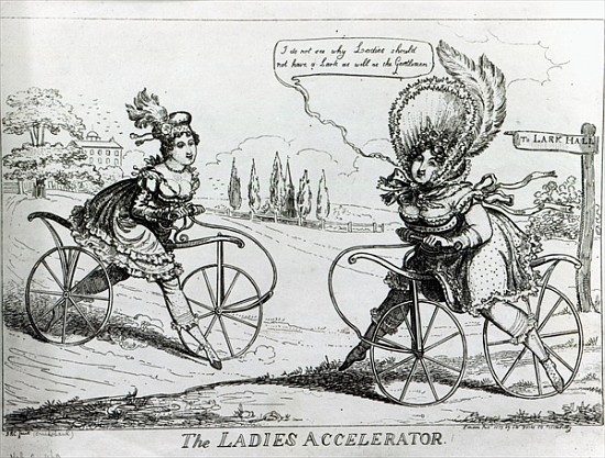 The Ladies Accelerator van Isaac Robert Cruikshank