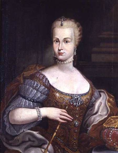 Portrait of the Wife of Pietro Leopoldo di Lorena van Scuola pittorica italiana