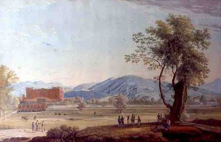 View of the Villa and Park van Scuola pittorica italiana