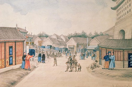 Tsyan-Minh Bridge, from Chinese Sketches, 1804-06 van Ivan Alexandrov