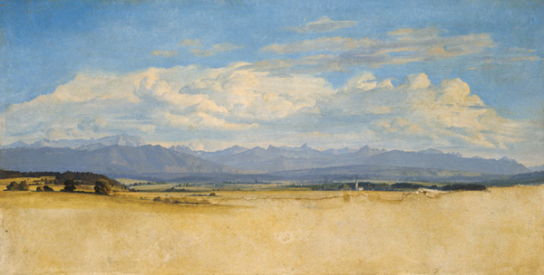 Sunny Mountainous Panorama van Jacob Gensler