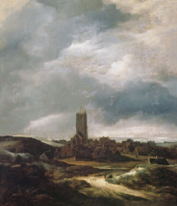 View of Egmond-An-Zee van Jacob Isaacksz van Ruisdael