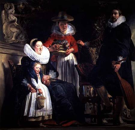 The Artist's Family van Jacob Jordaens
