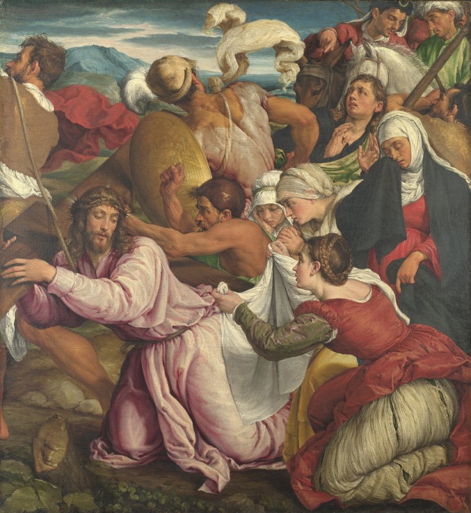 The Way to Calvary van Jacopo Bassano