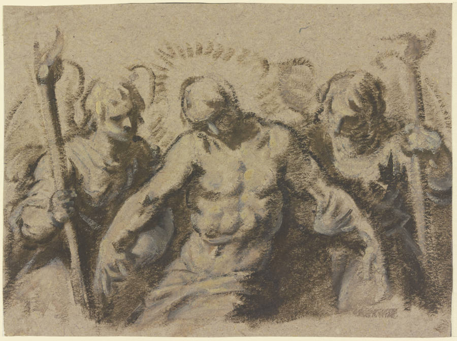 Angel Pietà van Jacopo Palma il Giovane
