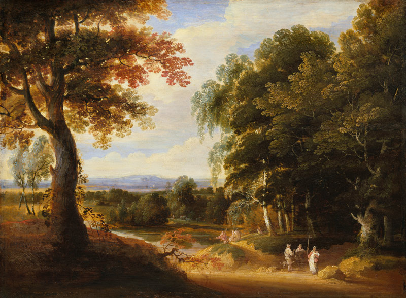 Landscape with Entrance to a Forrest van Jacques d' Arthois