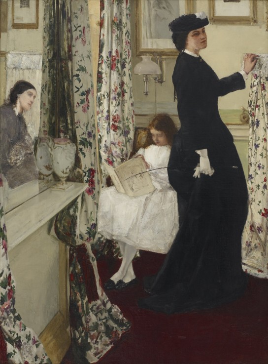 Harmony in Green and Rose: The Music Room van James Abbott McNeill Whistler