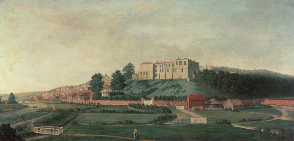 Arundel Castle from the East, c.1770 (oil on canvas) van James Canter