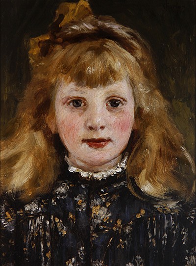 Portrait of a Young Girl van James Charles