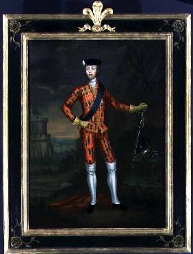 'Harlequin' Portrait of Bonnie Prince Charlie