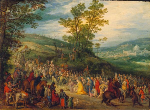 The Way to Calvary / Brueghel / c.1606 van Jan Brueghel d. J.
