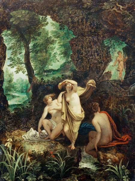 Brueghel t.E. / Diana and Actaeon / 1591