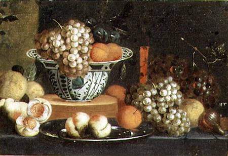 Still Life of Fruit van Jan Pauwel the Elder Gillemans