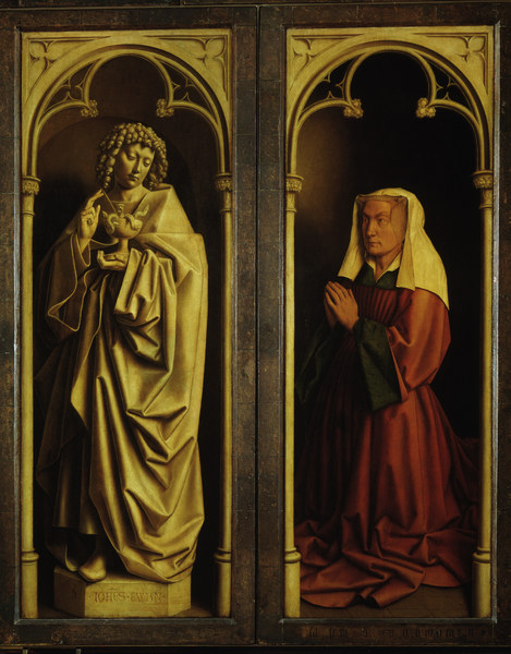 Donor portrait , Ghent Altar van Jan van Eyck