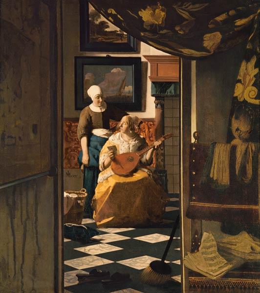 de liefdesbrief Johannes Vermeer