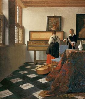 De muziekles Johannes Vermeer