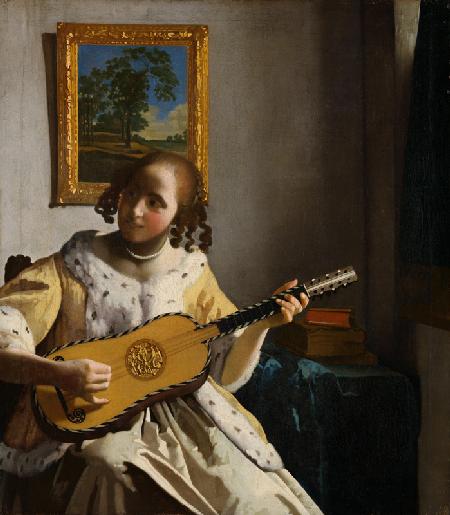 De gitaarspeelster  Johannes Vermeer