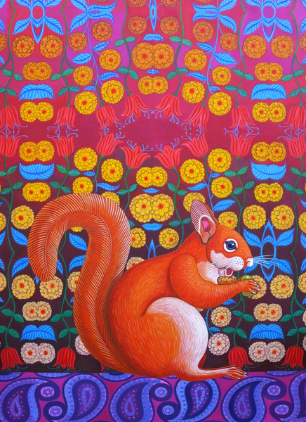 Red Squirrel van Jane Tattersfield