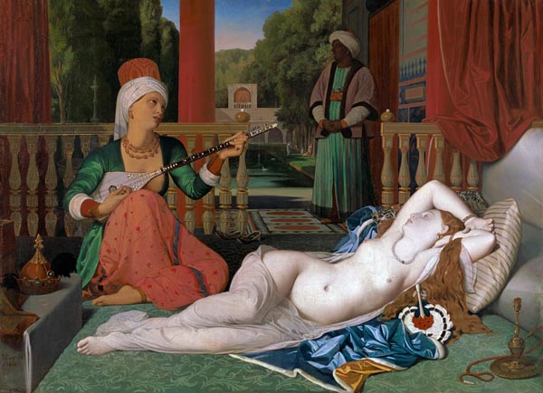 Odalisque and Slave van Jean Auguste Dominique Ingres