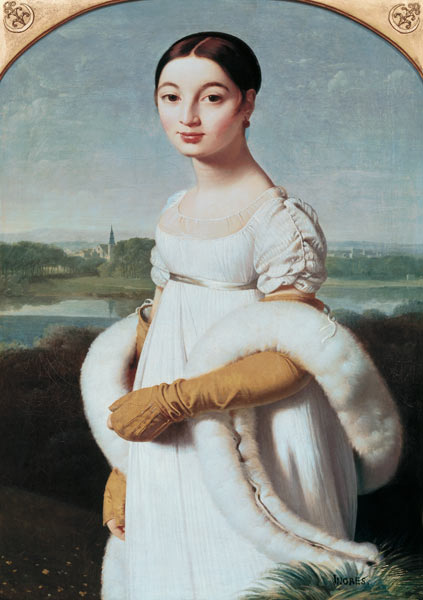 Mme Caroline Riviere van Jean Auguste Dominique Ingres
