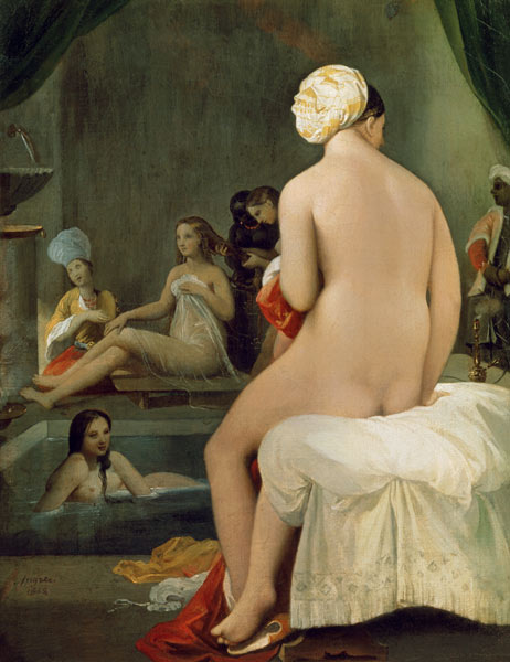 The Little Bather in the Harem van Jean Auguste Dominique Ingres