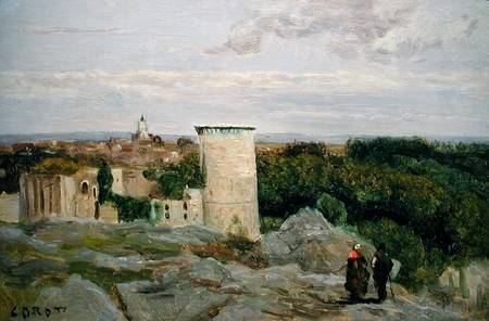 Castle of Falaise van Jean-Babtiste-Camille Corot