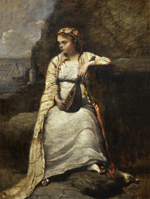 Haydée van Jean-Babtiste-Camille Corot