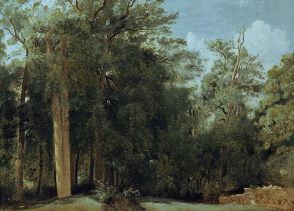 Forest Claring van Jean-Babtiste-Camille Corot