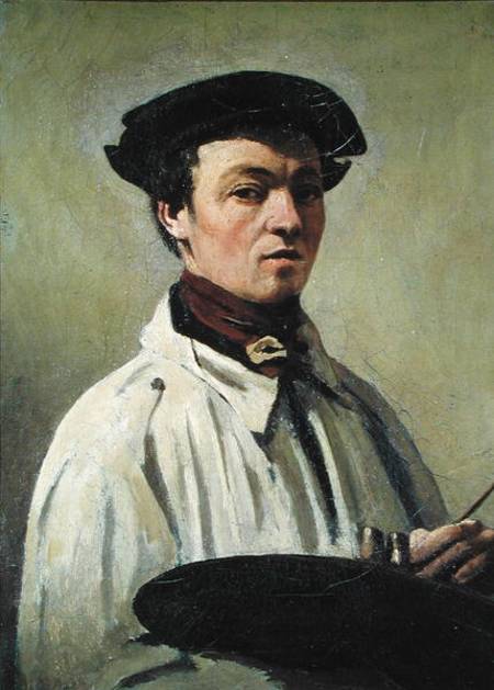 Self Portrait van Jean-Babtiste-Camille Corot