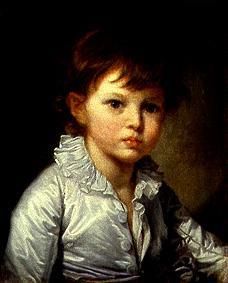 Bildnis des Grafen Stroganov als Kind. van Jean Baptiste Greuze