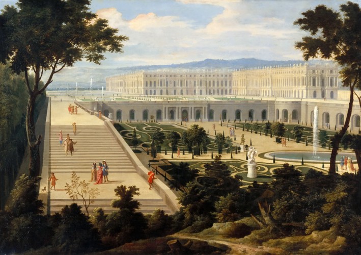 L'orangerie du château de Versailles van Jean-Baptiste Martin