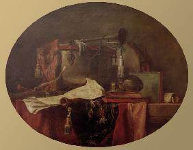 J.B.S.Chardin, Attribute der Militärmus.