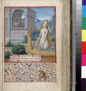 Bathsheba bathing (Book of Hours)