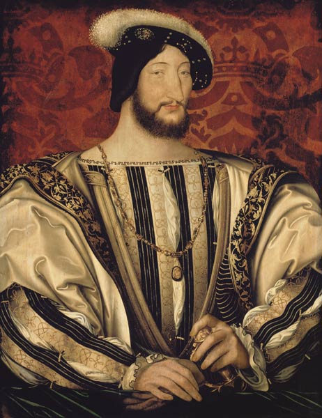 Francois I (1494-1547) van Jean Clouet d. J.