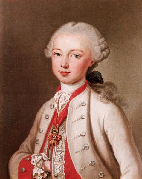 Leopold II (1747-92) Holy Roman Emperor and Grand-duke of Tuscany van Jean-Étienne Liotard
