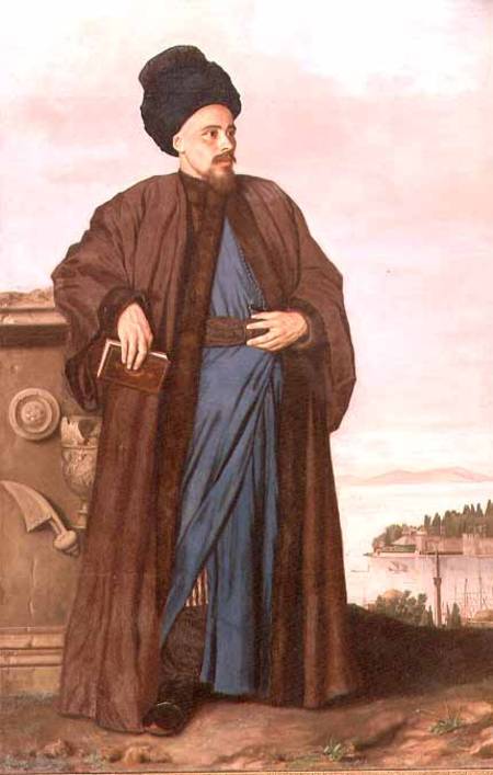 Richard Pococke in oriental costume van Jean-Étienne Liotard