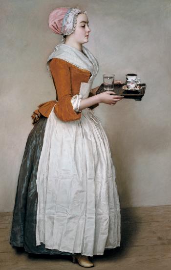 Het chocolademeisje - Jean-Étienne Liotard