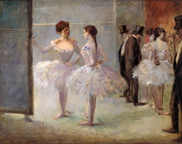 Dancers in the Wings at the Opera van Jean Louis Forain