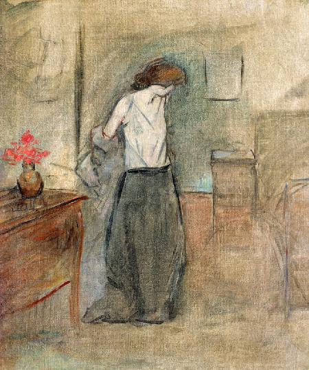 A Woman Undressing