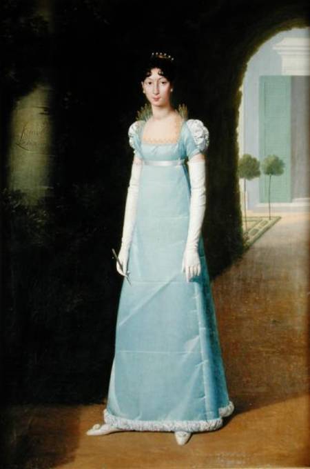 Portrait of Charlotte Bonaparte (1795-1865) van Jean Pierre Granger