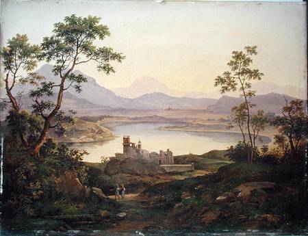 Italian Landscape van Joachim Faber