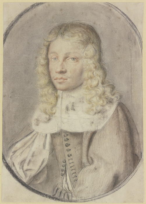 Bildnis eines jungen Mannes nach links van Joachim von Sandrart