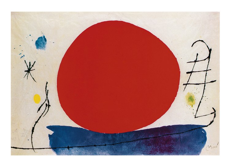 Afbeelding Joan Miró - Senzo titolo, 1967 - (JM-254)