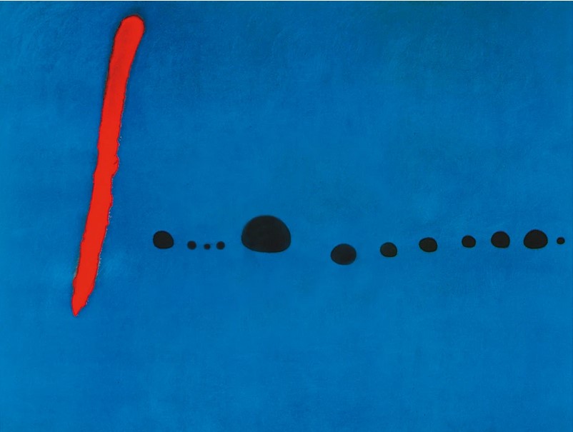 Blue II, 4-3-61  - (JM-276) van Joan Miró