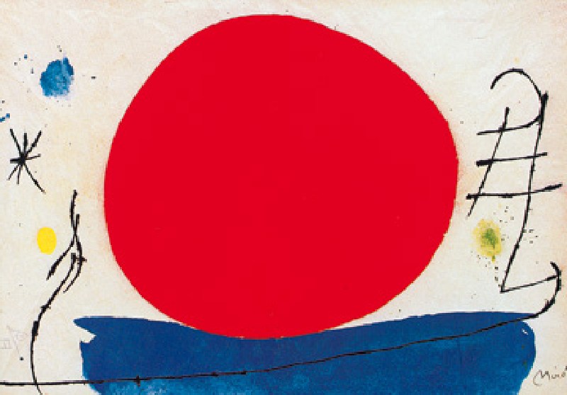 Afbeelding Joan Miró - Senza titolo - (JM-13)