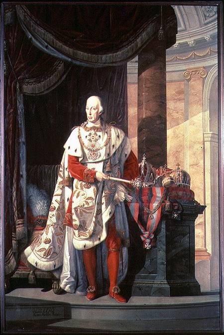 Emperor Francis I of Austria (1768-1835) van Johann Baptist Hoechle