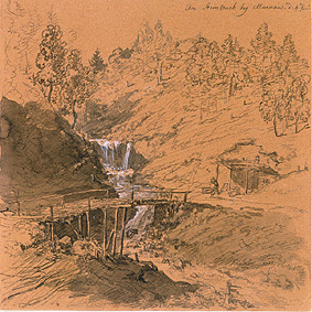 Steinbruch bei Murnau. van Johann Jakob Dorner d.J.