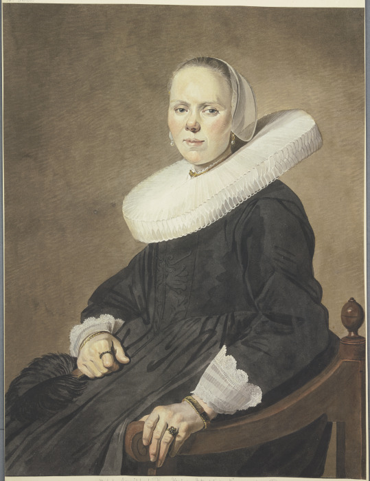 Bildnis einer Frau im Sessel van Johannes Pieter de Frey