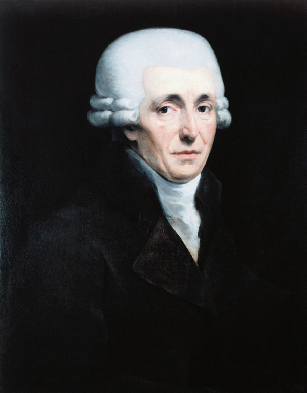 Josef Haydn , Portr. van Johann Karl Rösler